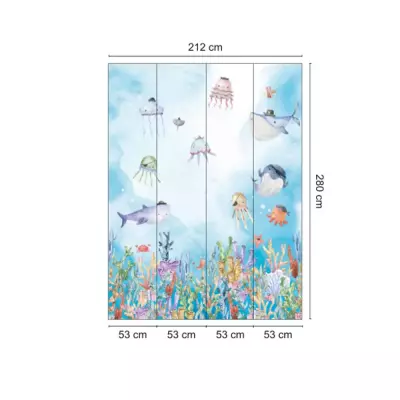 Mural Mundo acuático Cute Walls 60581 | Iberostil