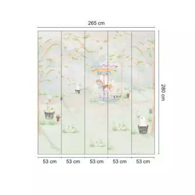 Mural Tiovivo Cute Walls 61111 | Iberostil