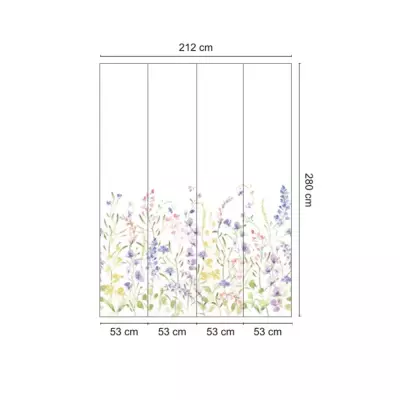 Mural Floral Cute Walls 61201 | Iberostil