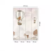 Mural Ositos en globo Cute Walls 61352 | Iberostil