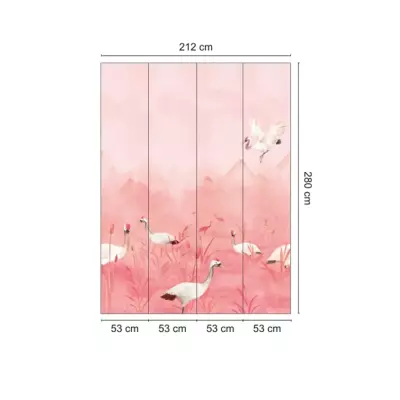 Mural Grullas Cute Walls 61501 | Iberostil