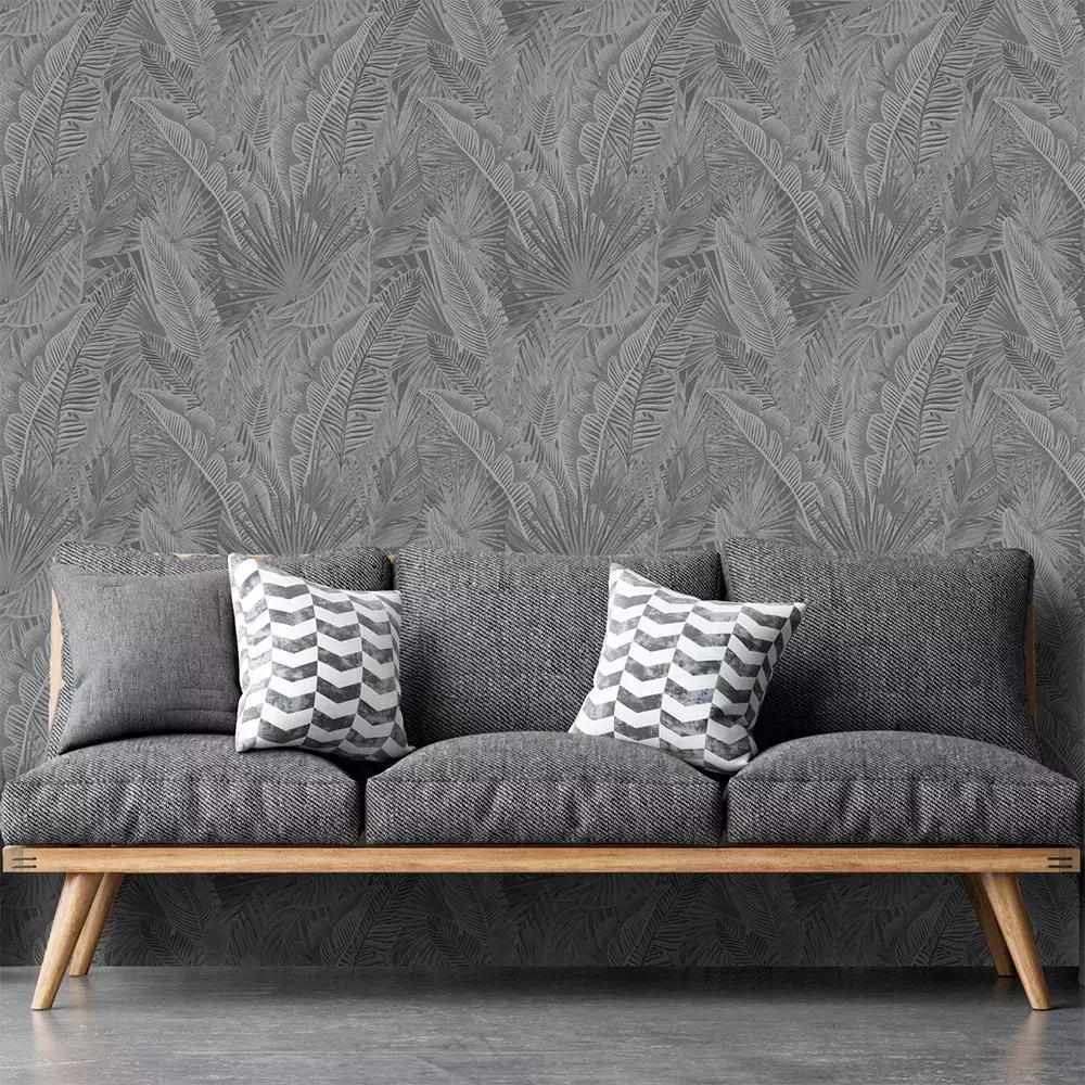 Papel pintado Hojas Perla NHW1016