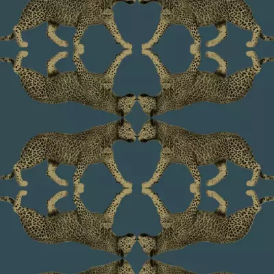 Papel pintado Leopardos Perla NHW1034