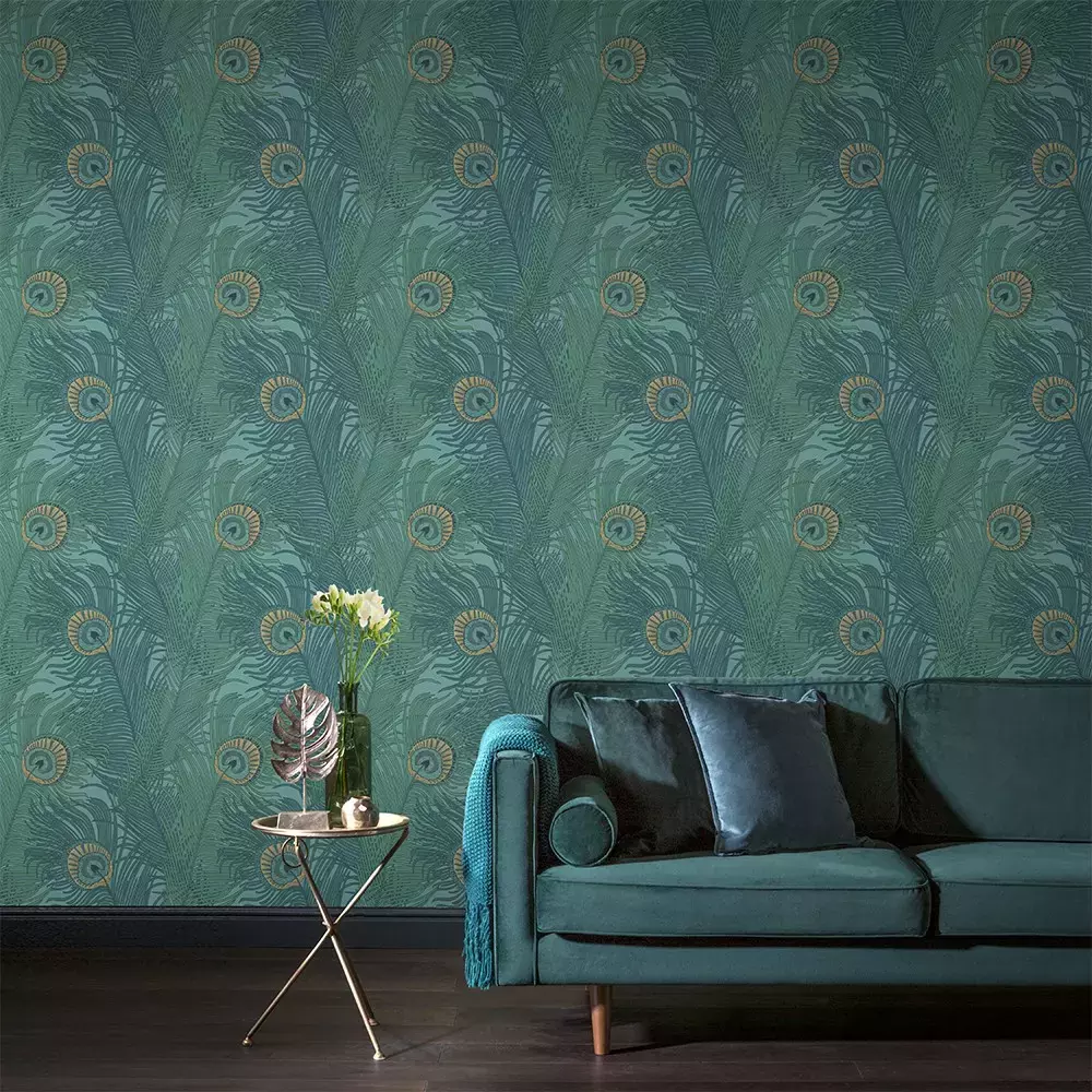 Papel pintado Hojas Perla NHW1045