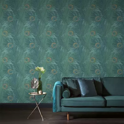 Papel pintado Hojas Perla NHW1045