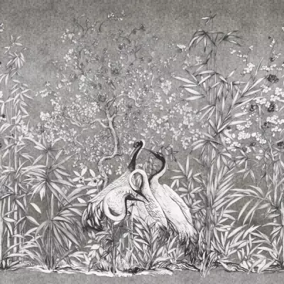 Mural Grullas Elie Saab 2 Z34955